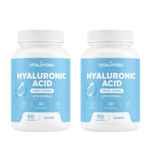 [BRSRYYD7B4CGGA3H] Hyaluronic Acid, Hyaluronic Acid Supplements Capsules, 90 Capsules