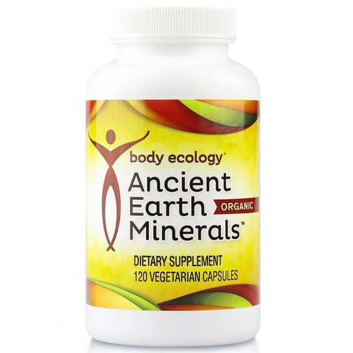 [BRSWIZQOAUCQKYI5] Body Ecology Ancient Earth Minerals | 100% Plant-Derived Trace Mineral Supplement | Builds Immunity| Promotes Detoxification | Non-GMO | 120 Vegetarian Count