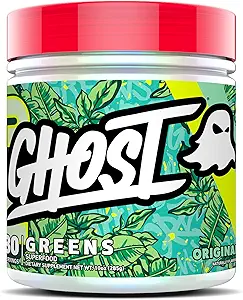 [BRSW2CQBAB7GY3LZ] GHOST Greens Powder, Original - 30 Servings - 19 Superfood Greens & Reds Powder, Fruits, Vegetables, Spirulina, & Chlorella, Prebiotics, 10 Billion CFU Probiotic & Digestive Enzymes - Gluten-Free