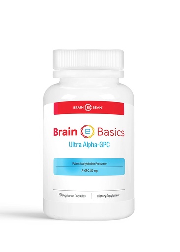 [BRSWGAQQOYFRGCYZ] Brain Basics Ultra Alpha-GPC | 500 mg A-GPC | 90 Servings