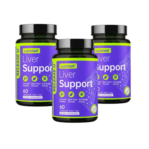 [BRSREZTRCJYQAELO] Liver Support Supplement 3 Pack – Liver Cleanse Detox & Repair with Milk Thistle, Turmeric, Dandelion & Artichoke Support | 7-in-1 Herbal Formula Protect Liver,120 -Day Supply, Made in USA