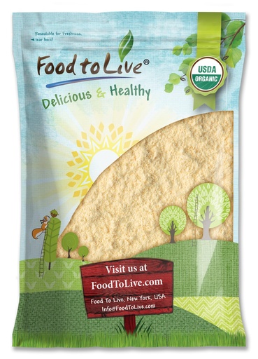 [BRSROFQBAAGRYFL6] Food to Live Organic Pea Protein Powder, 6 Pounds – Made from Non-GMO Yellow Peas, 80% Protein, Keto, Vegan, Kosher, Raw, Unflavored, Unsweetened, Non-Irradiated. Bulk. Great for Baking and Smoothies