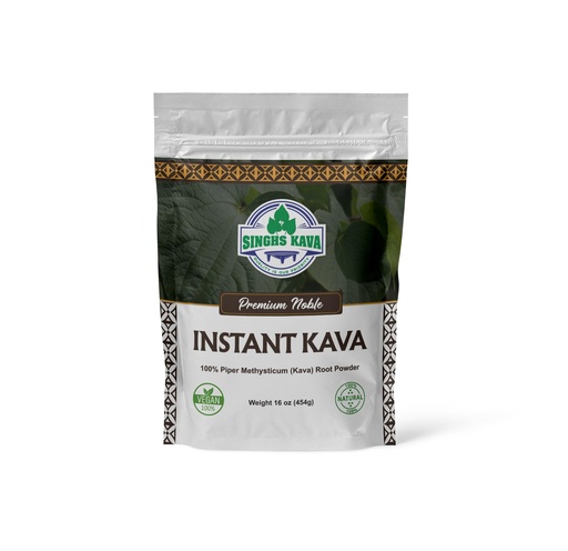 [BRSWGZLRAR5BEAL4] SINGHS Micronized Instant Kava Powder-Fijian Kava (16oz)