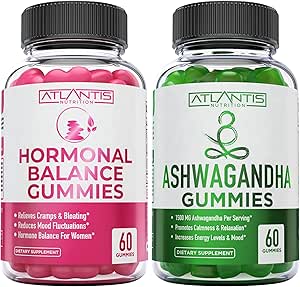 [BRSRMZ35PIBQ4CT6] Hormonal Balance PMS Relief Gummies + Ashwagandha Gummies