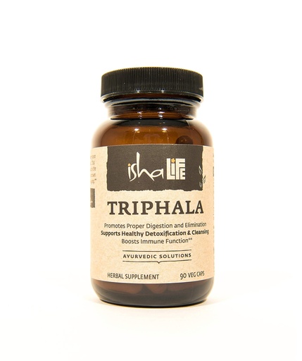 [BRSWGEAKDN7QYGT2] ISHA Organic Triphala Capsules - Natural Supplement, 500 mg ea (90 Veg caps)