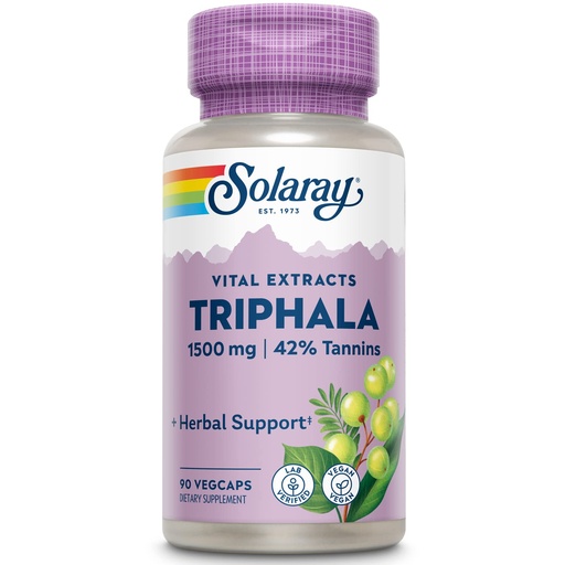 [BRSWIYQAO4HRMCY5] SOLARAY Triphala Extract 500 mg VCapsules | 90 Count