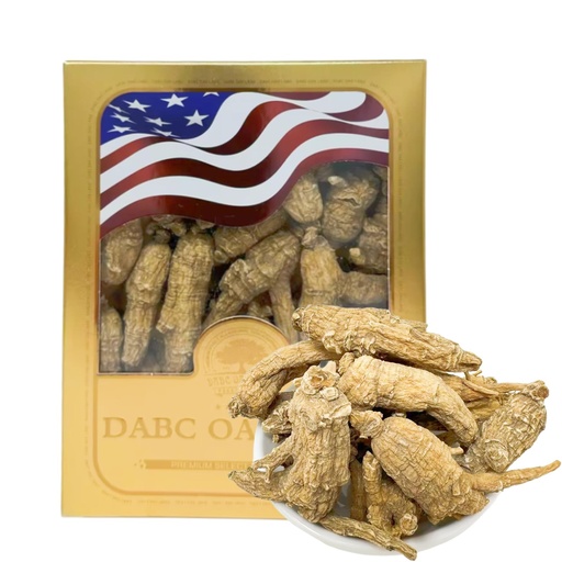 [BRSREAATOQHR43TG] American Wisconsin Ginseng Root 8oz 100% Authentic Hand-Selected Cultivated Wisconsin Farmed American Wild Ginseng Energy for Men & Women Medium 8oz/Box