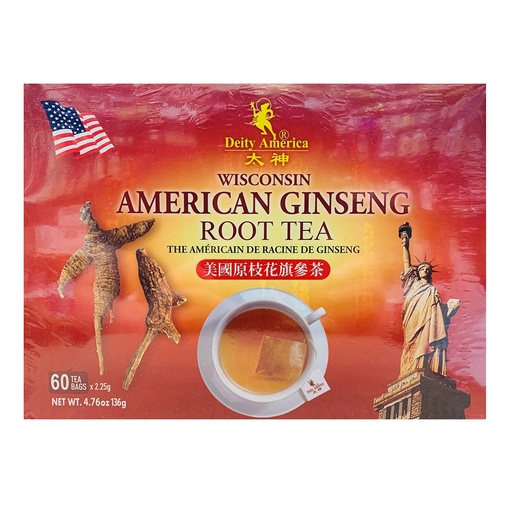 [BRSWYZT7OAIQOF3F] Wisconsin American Ginseng Root Tea 60 bags x 2.25g