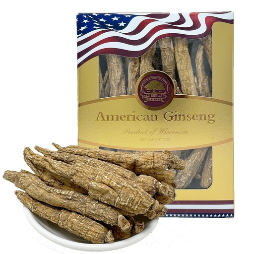 [BRSRAED6AEIAKHTX] Hand-Selected American Wisconsin Farmed Ginseng Root Cultivated Wisconsin American Ginseng 4OZ