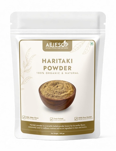[BRSRAAAZA4IWOFDX] AEJESOP Haritaki Powder, Harde, Harad,7oz(200g)