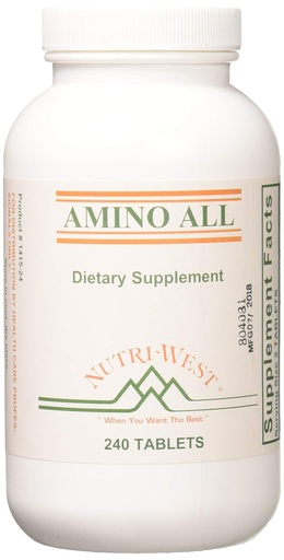 [BRSWIHI2PIFRAHTI] Nutri-West - Amino All 240 Tablets