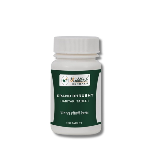 [BRSRGC34OEIQG3DP] Erand Bhrusht Haritaki Tablet (Gandharva Haritaki) – Ayurvedic Digestive & Bowel Support Formula, 100 Tablets-Pack of 1