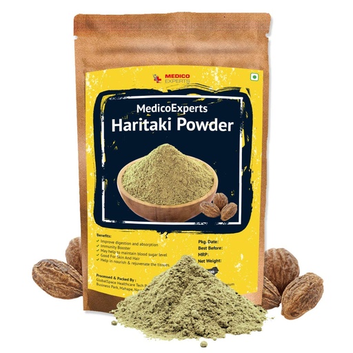 [BRSW2GT5C4AQM3Q7] Astha MedicoExperts Haritaki Powder Organic - 100 GMS | 100% Pure Harde Powder | Kadukkai Powder | Harad Powder | Inknut Powder for, Face, Skin & Healthy