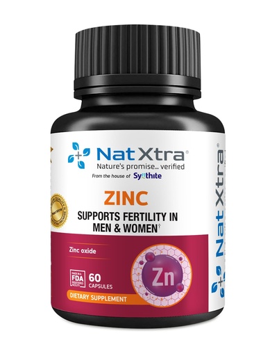 [BRSRACQDDMOROD34] NatXtra Zinc | Fertility Support, Immunity Support, Sexual Health Support