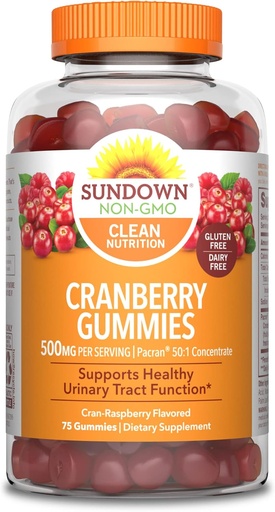 [BRSWIBY7OYEGYDDK] Sundown Cranberry Gummies, 75 Count