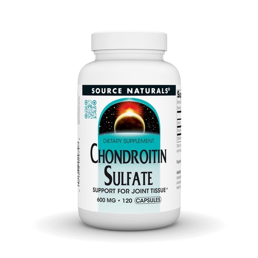 [BRSRGYAPOEFGGHTD] Source Naturals Chondroitin Sulfate, Support for Joint Tissue* - 600 mg, 120 Capsules