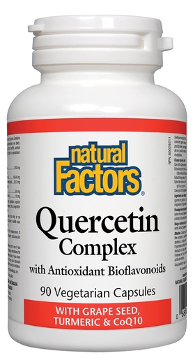 [BRSWIEIZOQNGMFI5] Natural Factors Quercetin Complex, 90 CT
