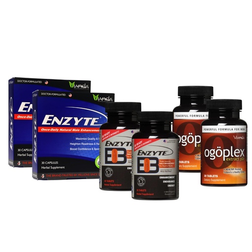 [BRSREZT3CIAR63T4] Enzyte, Enzyte3 Power Trio - Male Enhancement, Energy, and Prostate Support 60 Day Supply of Each