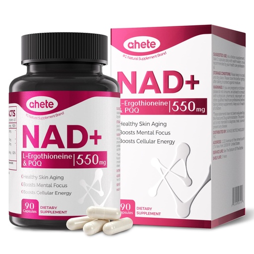 [BRSREATQOYMRY23G] SKINGE L-Ergothioneine 30mg Supplement for Women and Men - Advanced Liposomal NAD+ Nicotinamide Riboside with L-Ergothioneine, PQQ and Vitamin B6 - Immune Support - Healthy Aging - 90 Capsules