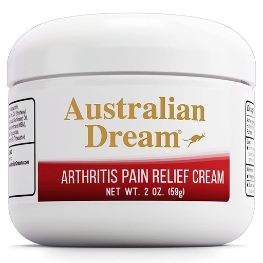 [BRSWIGQCBEMRQEQV] Australian Dream Arthritis Pain Relief Cream - Soothing & Non-Greasy - Powerful Topical Arthritis Pain Relief - Good for Muscle Aches or Joints - 2 oz Jar
