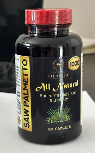 [BRSREEA5OF7QOA3L] Saw Palmetto Extract 1000mg – Support Urinary Balance for Men - Men’s Vitality Support - Supports Healthy Prostate Function – 1 Bottle 100 Counts