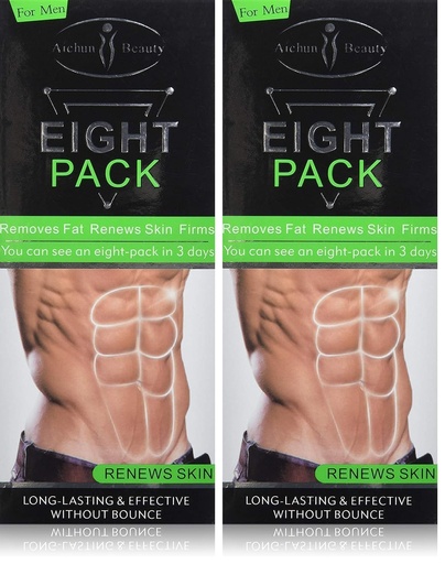[BRSREAA6C4MW2ELA] AICHUN BEAUTY Eight Pack for Men Strong Waist Manly Torso Smooth Lines Press Fitness Belly Burning Muscle Fat Remove Renews Skin Weight Loss Slimming Cream 170g (Pack of 2)