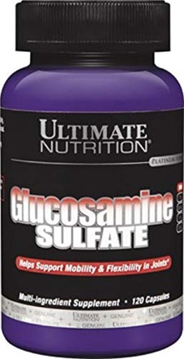 [BRSWIZAROF6R42DY] Ultimate Nutrition Glucosamine Sulfate Capsules, Help Support Mobility and Flexibility in Joints, Joint Supplement for Women & Men, 120 Capsules, 500mg