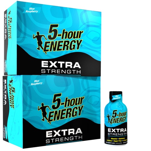 [BRSWKGYYDMIRG234] 5-hour ENERGY Shot, Extra Strength Blue Raspberry, 1.93 Ounce, 24 count