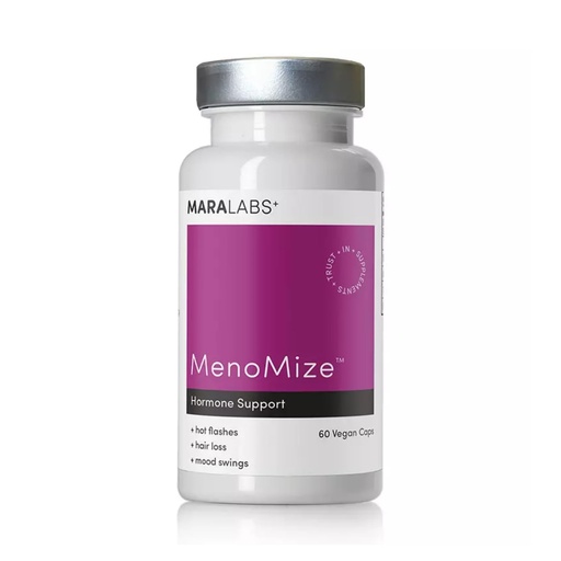 [BRSRGADYBAJWKAI2] BrocElite Mara Labs MenoMize | Menopause Support Formula with Resveratrol & Black Cohosh | Non-Hormonal, Vegan, No Fillers, Non-GMO | 60 Vegan Capsules