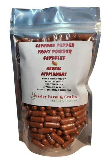 [BRSREBA7OJ7WOCDO] Cayenne Pepper Powder Capsules 300 Ct