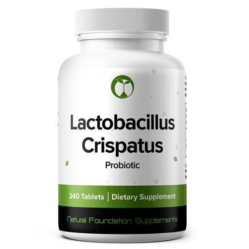 [BRSROBI7BZ6QMHLB] Lactobacillus Crispatus Probiotic 240 Tablets (4 Month Supply) – Researched Strain LCR86 – 3 Billion CFU – Digestive & Vaginal Health Support – GMP Certified (240, Lactobacillus Crispatus)