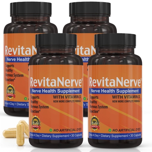 [BRSWGFT7DN7WYG3O] 7-in-1 Neuropathy Support | Alpha Lipoic Acid 300mg | Benfotiamine 150mg | Daily nutrient blend with Benfotiamine, ALA, Vitamin B12 Methylcobalamin, Magnesium Glycinate, B2, B6 & D3 (Pack of 4)