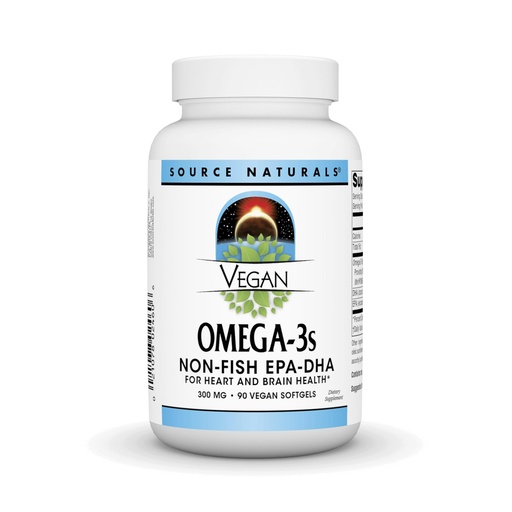 [BRSWIEYCOEOQODA3] Source Naturals Vegan Omega 3s Epa-Dha* 300 mg - 90 Softgels