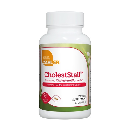 [BRSWGGDQDF5RGD34] Zahler CholestStall, Cholesterol Support Supplement, Helps Maintain LDL, Certified Kosher, 30 Capsules
