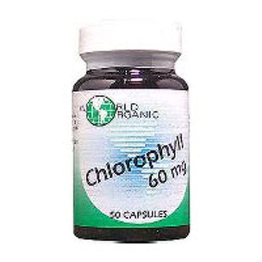 [BRSWIYYMOMMBGDLI] WORLD ORGANIC CHLOROPHYLL 60MG, 100 CP