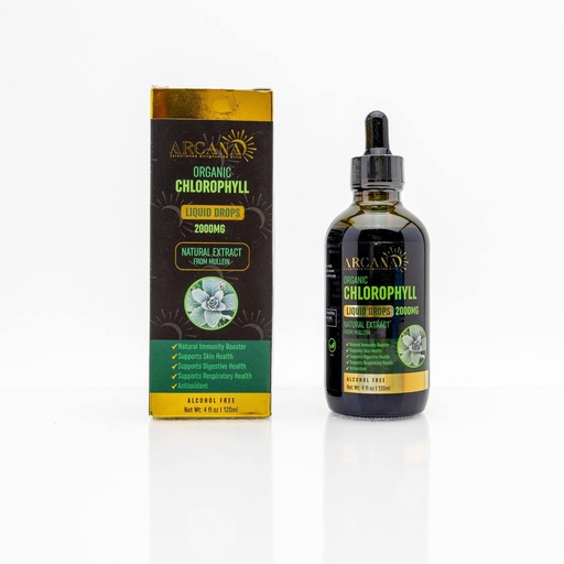 [BRSRGHAFBYBBG3DU] ARCANA Chlorophyll Extract Liquid Supplement, 2000mg, 120ml