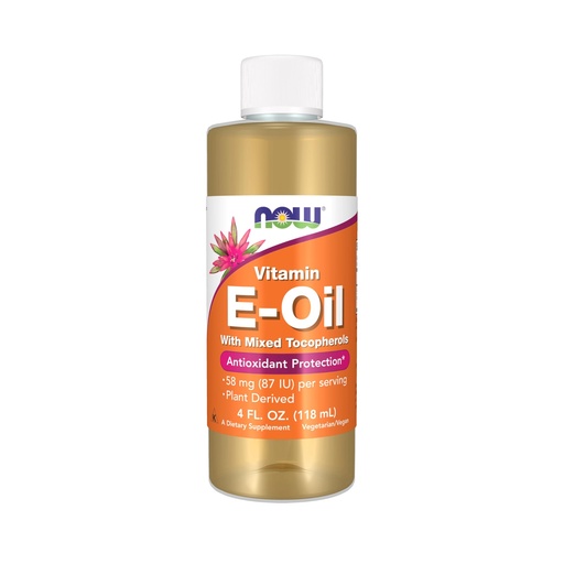 [BRSWIYYPOMNWEGDK] NOW Foods Supplements, Natural Vitamin E-Oil (D-Alpha Tocopherol) plus Mixed Tocopherols, Antioxidant Protection*, 4-Ounce