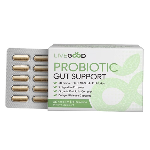 [BRSRGGQ2BADQ4GTA] LIVEGOOD Probiotic Gut Support