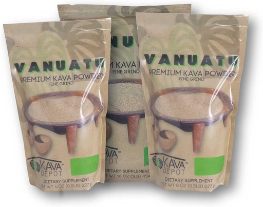 [BRSW2ZAQBYNRYG3U] Vanuatu Kava - Kava Depot (Lateral Roots, 16oz)