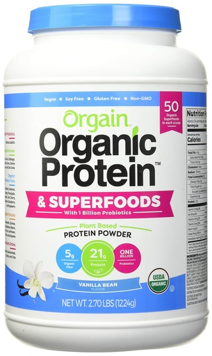 [BRSWGFT2AR4AYD35] Orgain Organic Protein & Super Foods, 2.70 Lb