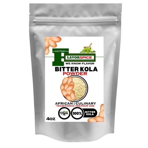 [BRSRAH37OYPQ4GY2] Traditional Premium Kola Powder 4oz | African Bitter Kola Nut Powder for Culinary