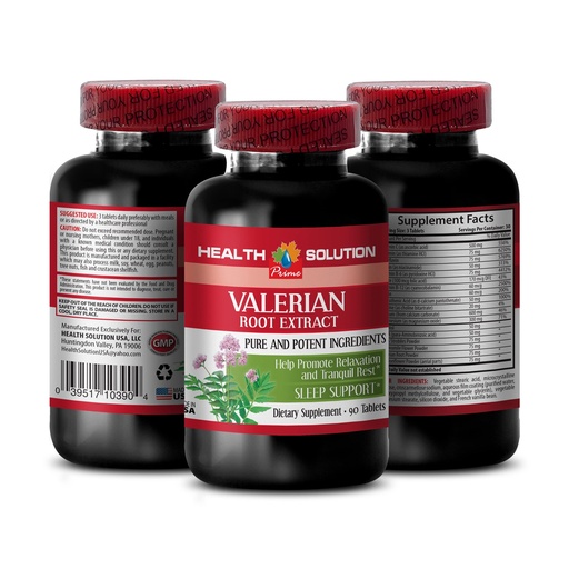 [BRSWECQ2OZ7QE23D] Nerve nutrition - VALERIAN ROOT EXTRACT - Valerian time release - valerian root capsules for sleep - valerian root herb - russian valerian root extract pills - valerian capsules - 1 Bot 100 Capsules