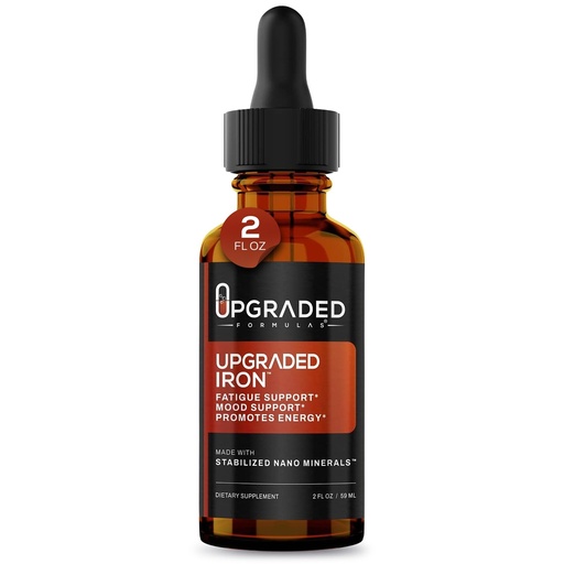 [BRSWGFQYCIPBUCIU] Upgraded Formulas Iron with Liquid Nano Minerals - Fatigue Support and Promotes Energy - Paleo, Vegan (2 Fluid Ounces)