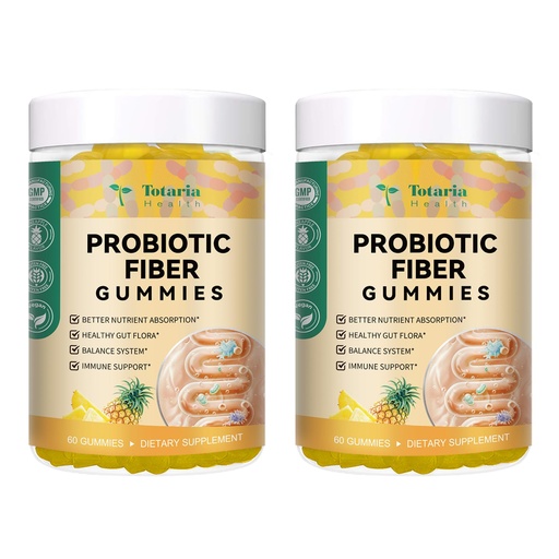 [BRSREADQCENWYCLO] Totaria Fiber Gummies Pineapple 2 Bottles