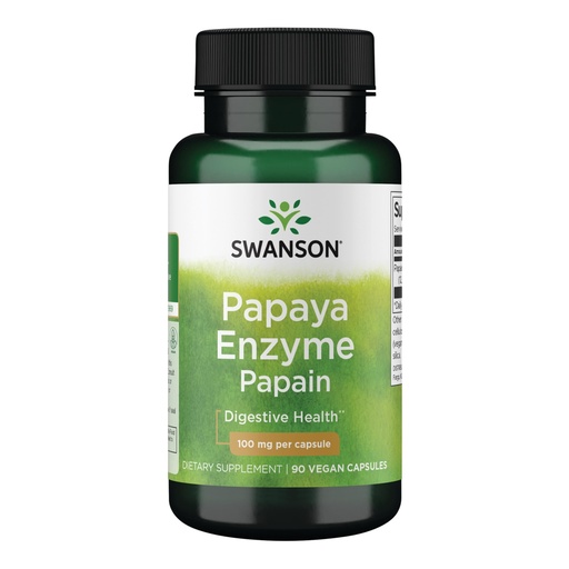 [BRSWIZIHCUMAG2T6] Swanson Papain Papaya Enzyme 100 Milligrams 90 Veg Capsules