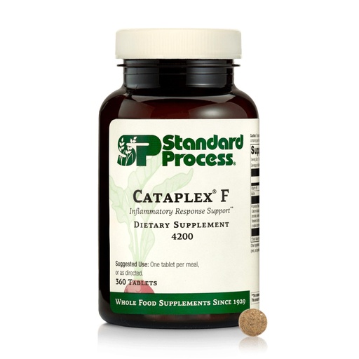 [BRSWIYIZCIPBSHTK] Standard Process Cataplex F - Contains Vitamin B6 & Iodine - Supports Structural Composition of Skin & Hair - Non-Dairy & Non-Soy - 360 Tablets