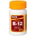 [BRSWIZQCAYBGCD3K] Rugby Vitamin B-12 1000mcg as Cyanocobalamin 100 tablets