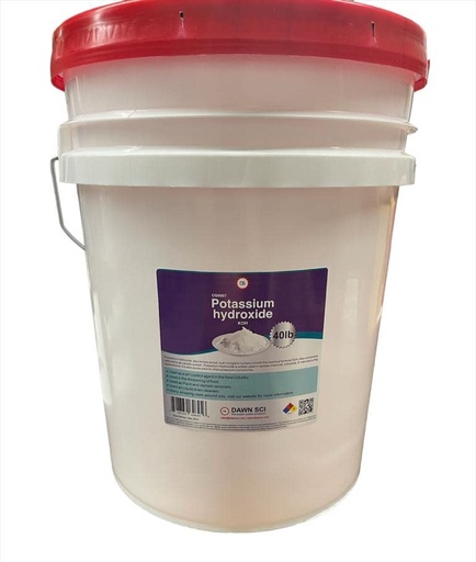[BRSRMAYKDJ4GY23H] Potassium Hydroxide Flakes 40 LB/Caustic Potash Flakes