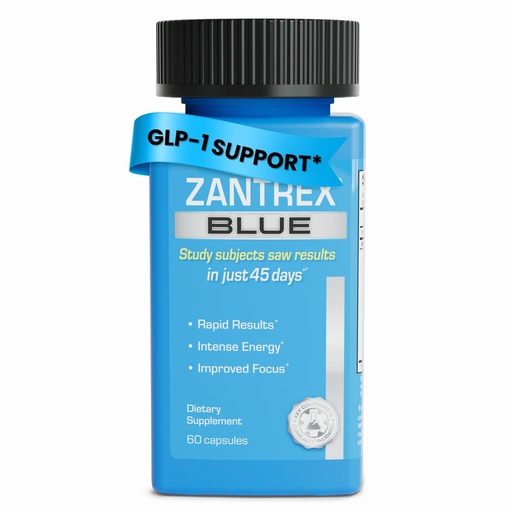 [BRSROEL6AF5BQAIZ] Zantrex Blue Energy & Thermogenesis Boost Energy | Weight Loss Supplement for Appetite Control, Increased Calorie Burn and Supports GLP-1 Levels | 60 Count