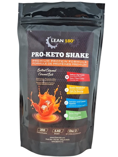 [BRSWGGIRAEPAYHTG] Pro Keto Shake - Best Tasting Low Carb Low Sugar Clean Protein Shake for Keto and all Diets Weight Loss (Salted Caramel)